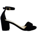 PINK LATTE SANDALIA TACON TACTOPIEL NEGRO MUJER 76120