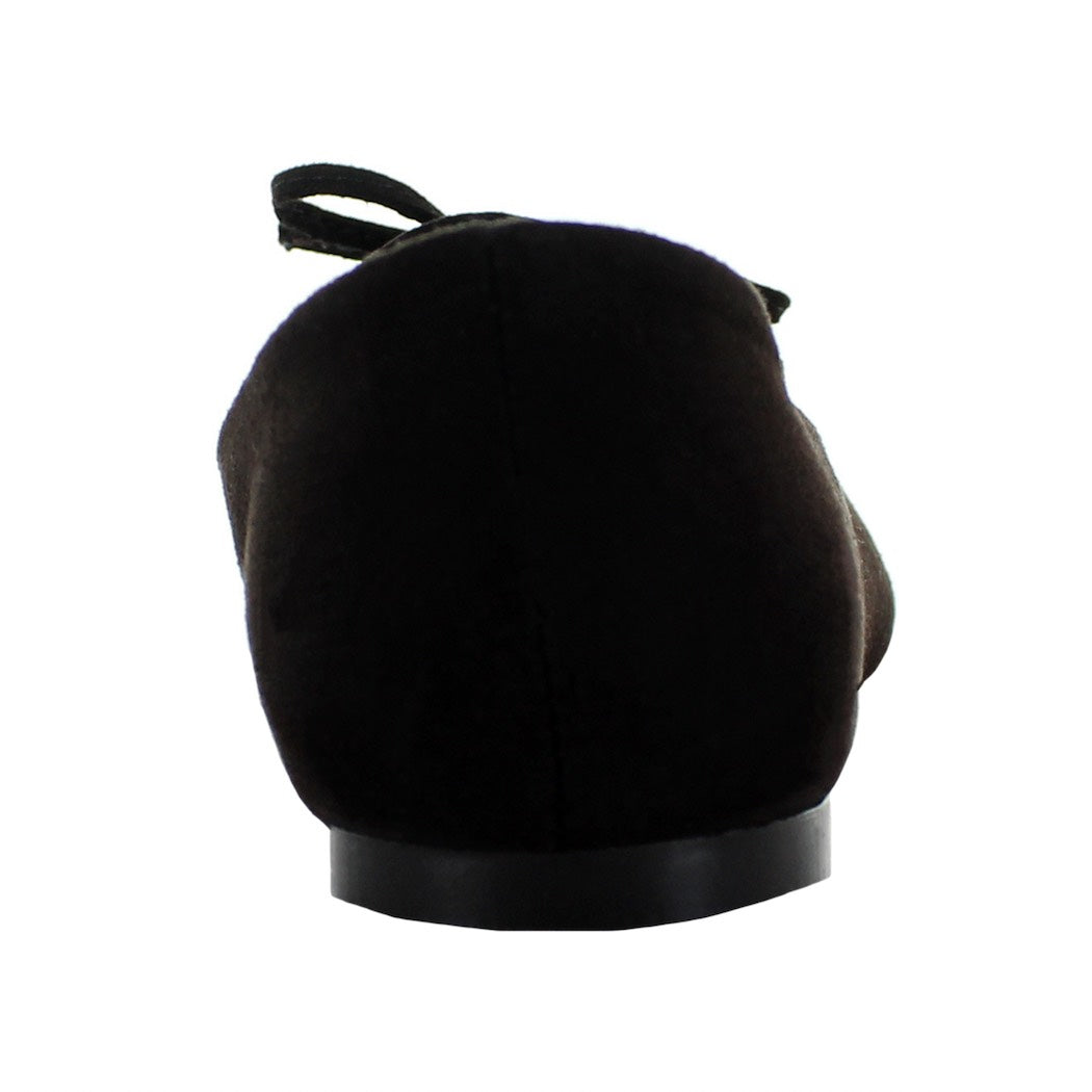 PINK LATTE MOCASIN PUNTAL NEGRO CON PEDRERIA PARA MUJER 77708