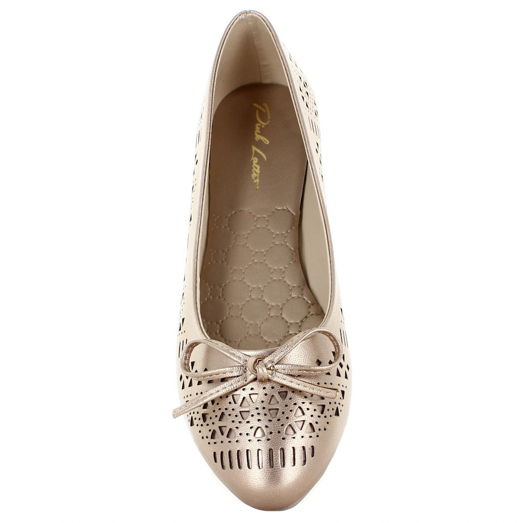 PINK LATTE BALERINA CASUAL ORO ROSADO PARA MUJER 77724