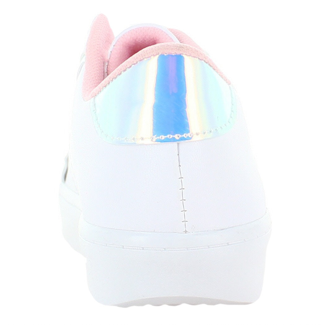 PINK LATTE TENIS URBANO BLANCO CON CROMO PARA MUJER 78447