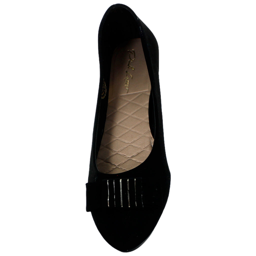 PINK LATTE BALERINA FLAT MOÑO NEGRO MUJER 78731