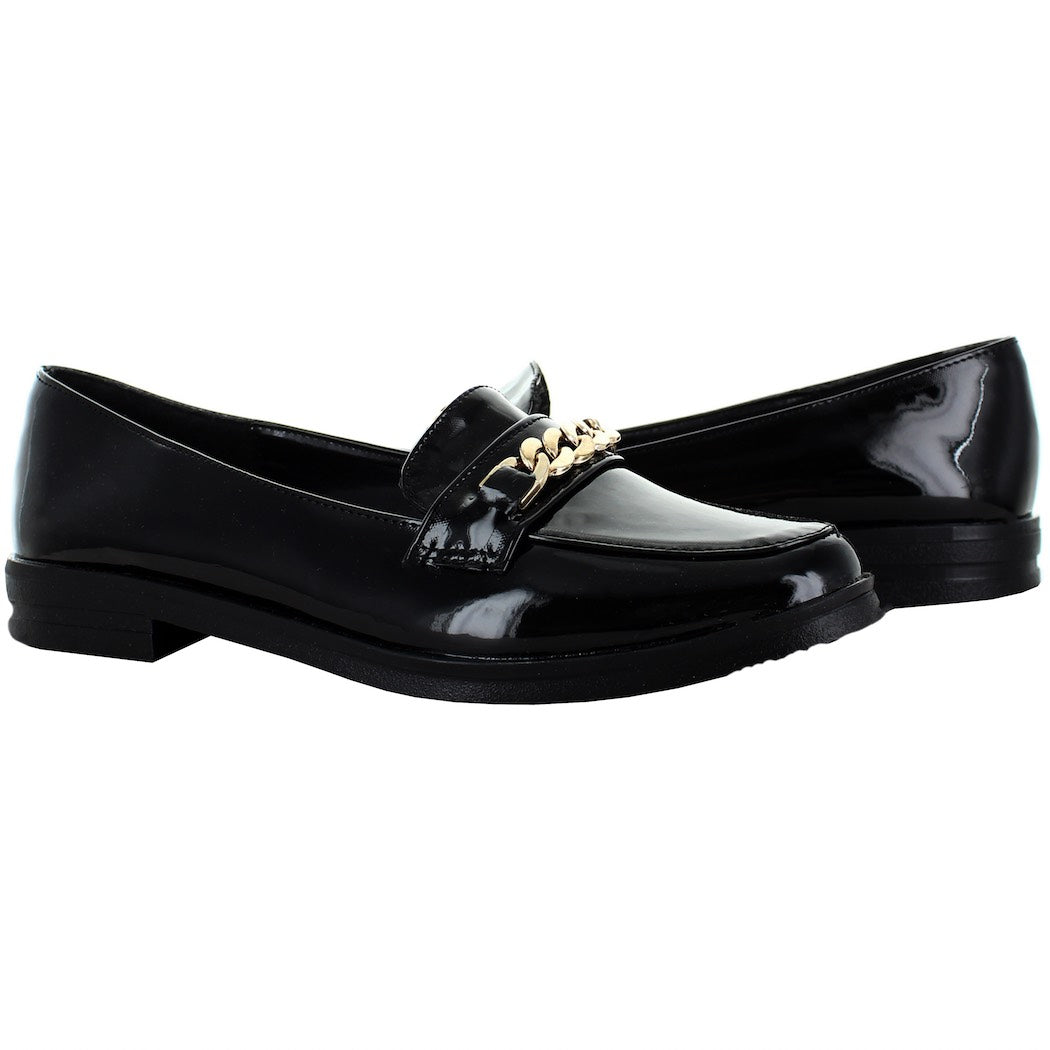 PINK LATTE MOCASIN CASUAL NEGRO PARA MUJER 80016