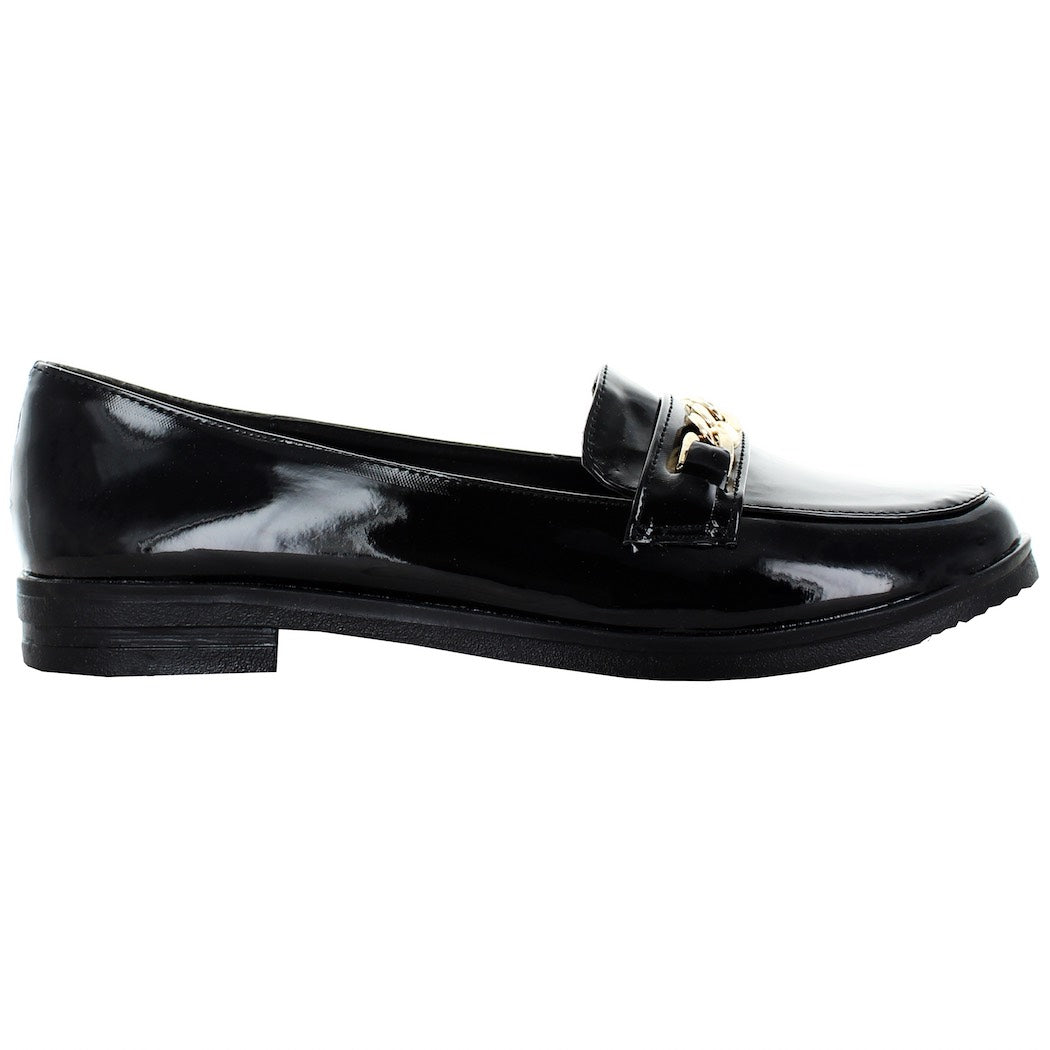 PINK LATTE MOCASIN CASUAL NEGRO PARA MUJER 80016