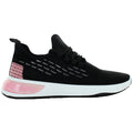 PINK LATTE TENIS COMODO AGUJETA TEJIDO NEGRO MUJER 81764