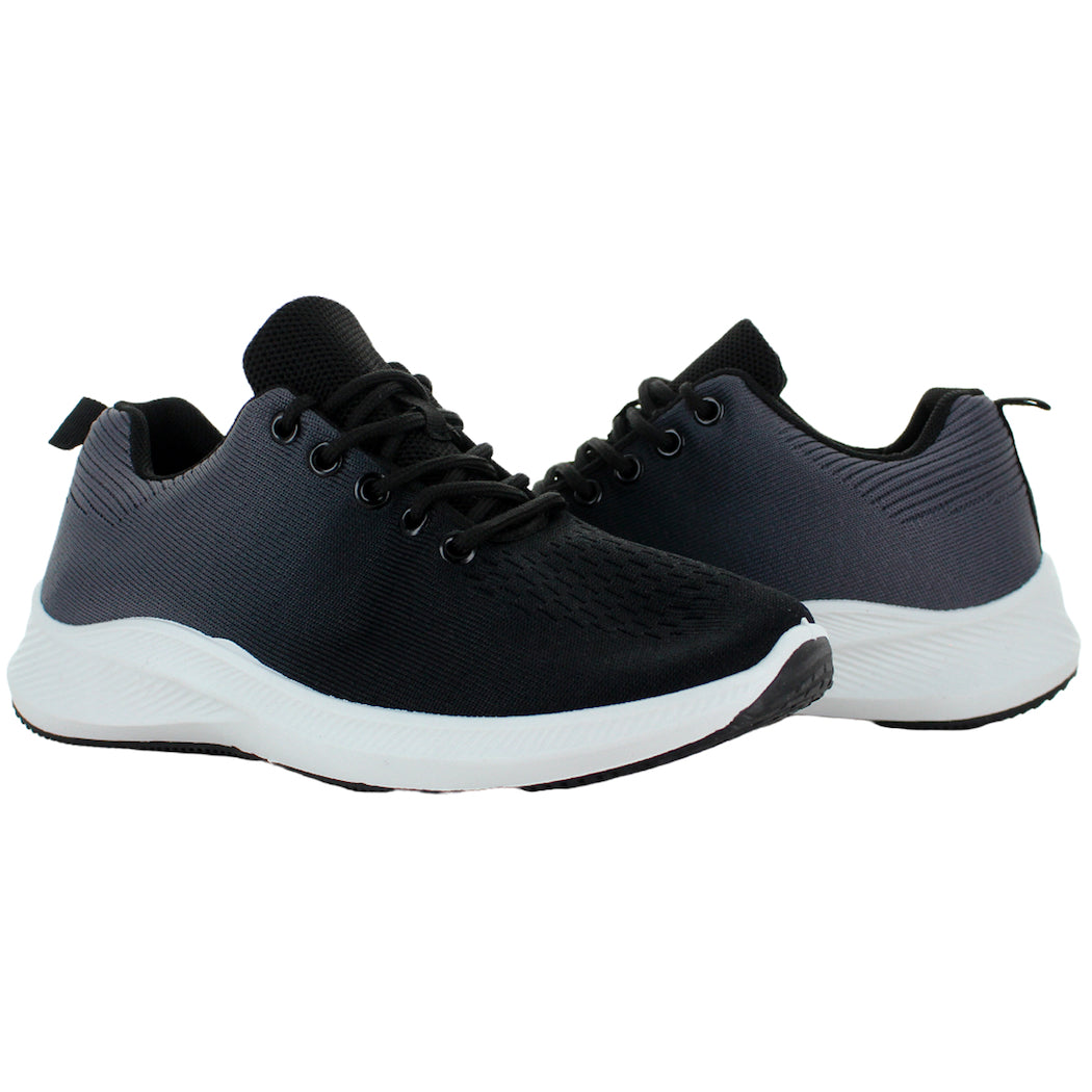 PINK LATTE TENIS CORRER ATLETICO NEGRO GRIS JUVENIL 81768