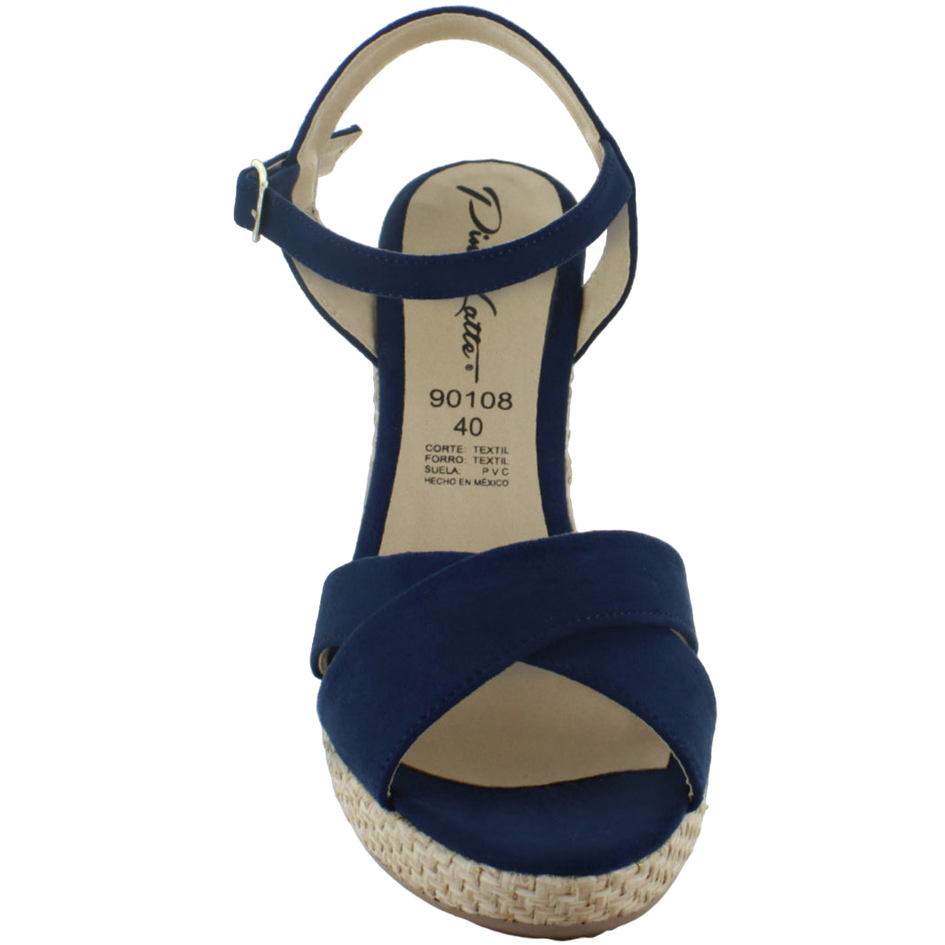 PINK LATTE SANDALIA ALPARGATA ELEGANTE HEBILLA MUJER 87432