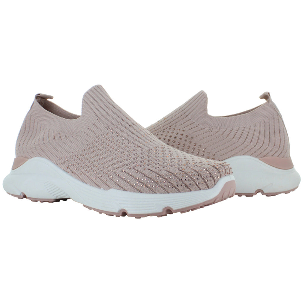 PINK LATTE TENIS SLIP ON CASUAL BRILLOS CONFORT MUJER 89225