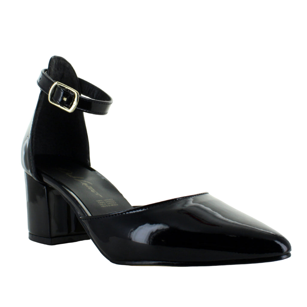 PINK LATTE ZAPATILLA TACON ANCHO PULSERA CHAROL MUJER 90594