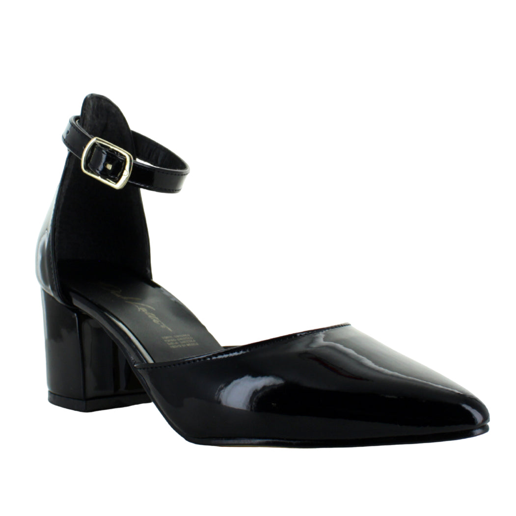 PINK LATTE ZAPATILLA TACON ANCHO PULSERA CHAROL MUJER 90594