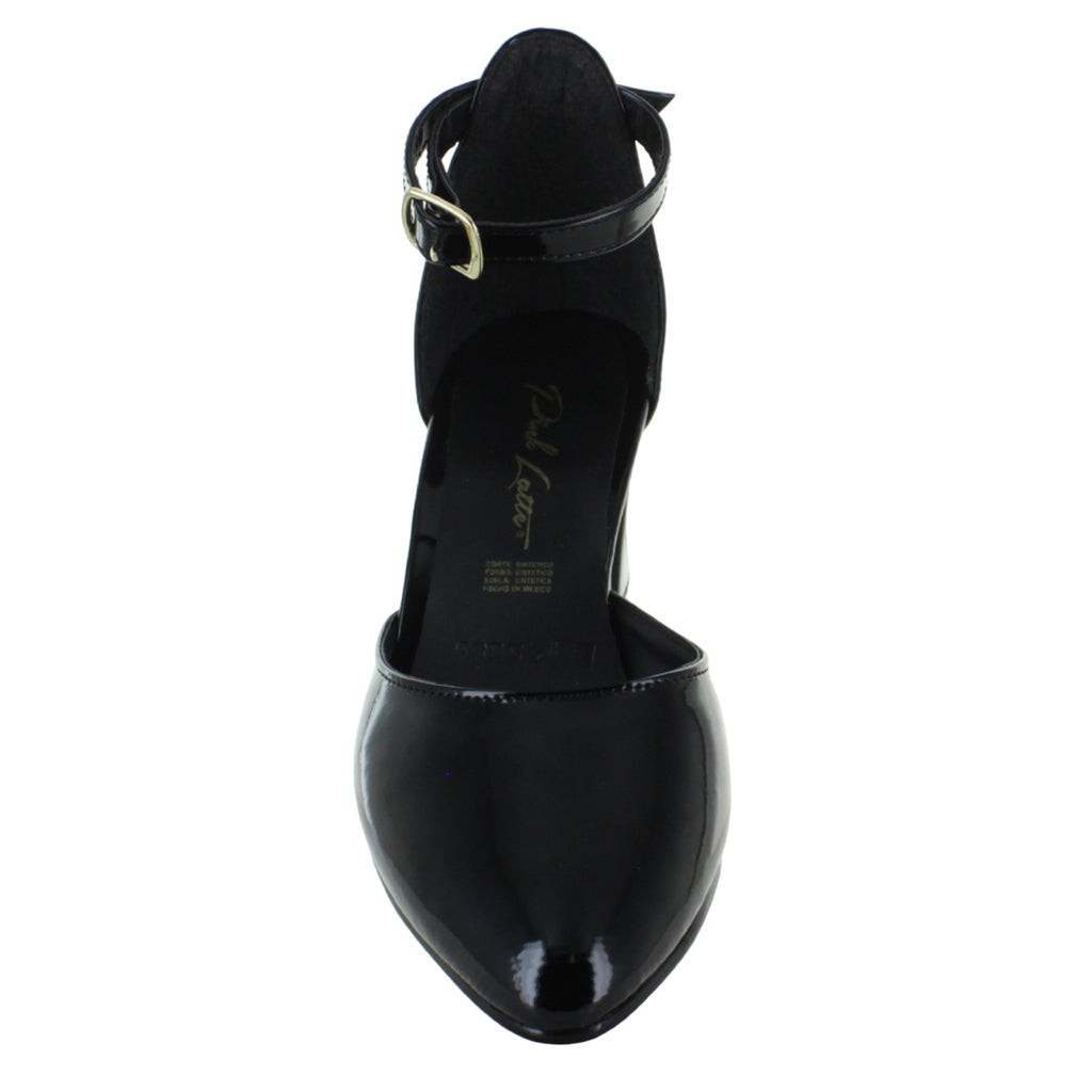 PINK LATTE ZAPATILLA TACON ANCHO PULSERA CHAROL MUJER 90594