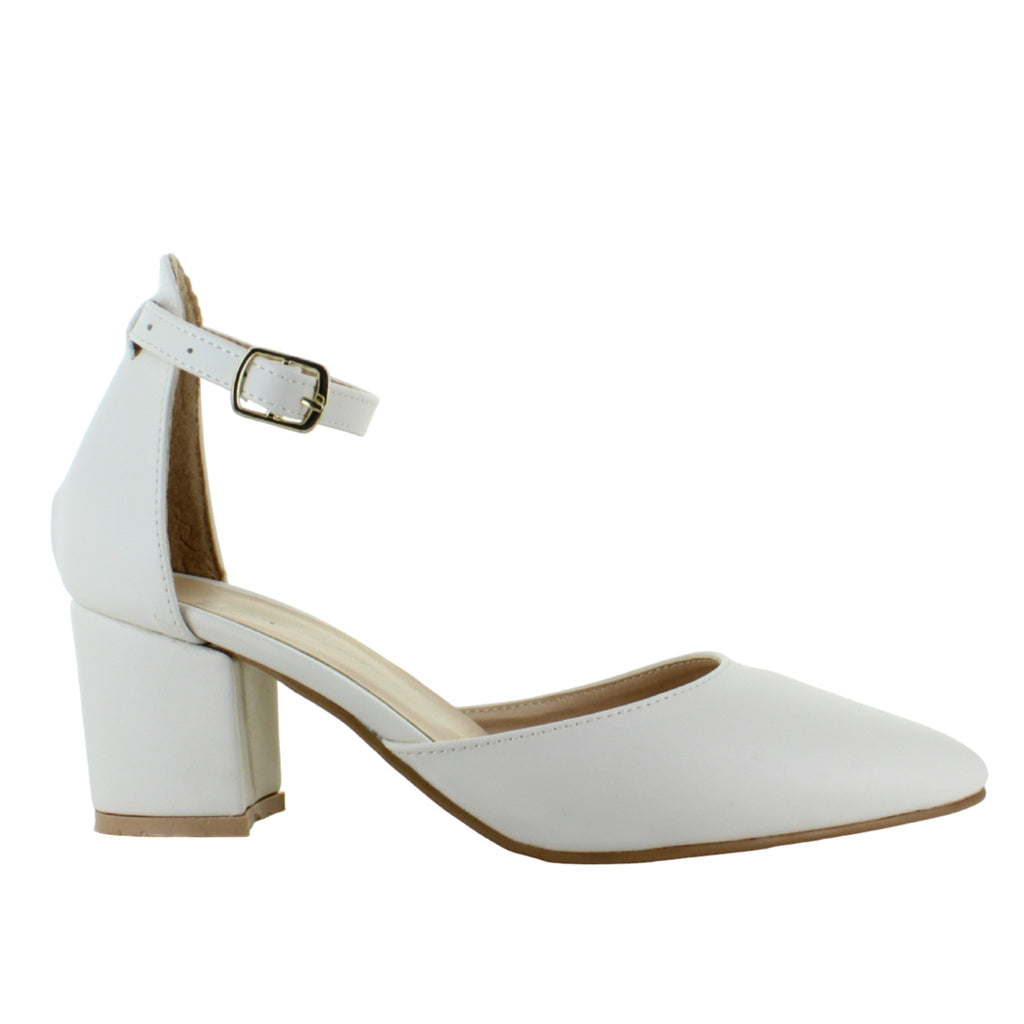 PINK LATTE ZAPATILLA TACON ANCHO PULSERA HEBILLA MUJER 90595