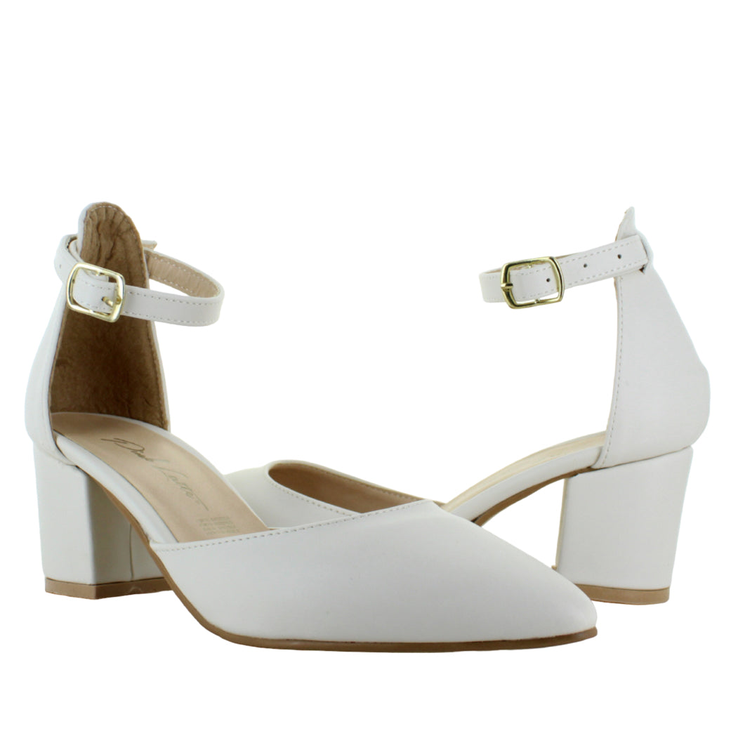 PINK LATTE ZAPATILLA TACON ANCHO PULSERA HEBILLA MUJER 90595