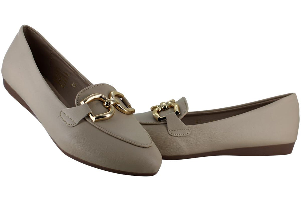 PINK LATTE ZAPATO BALERINA FLAT MODA CASUAL AROS MUJER 90927