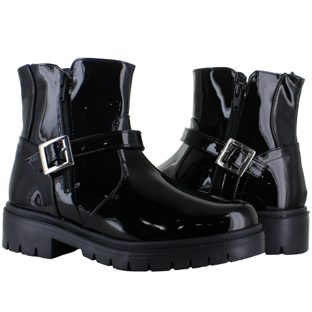 PINK LATTE BOTIN URBANO VESTIR ELEGANTE CHAROL MUJER 91200