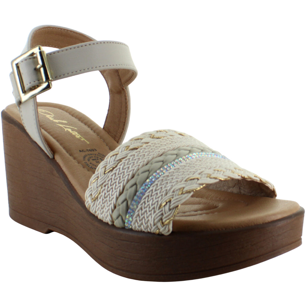 PINK LATTE SANDALIA PLATAFORMA ELEGANTE HEBILLA MUJER 92444