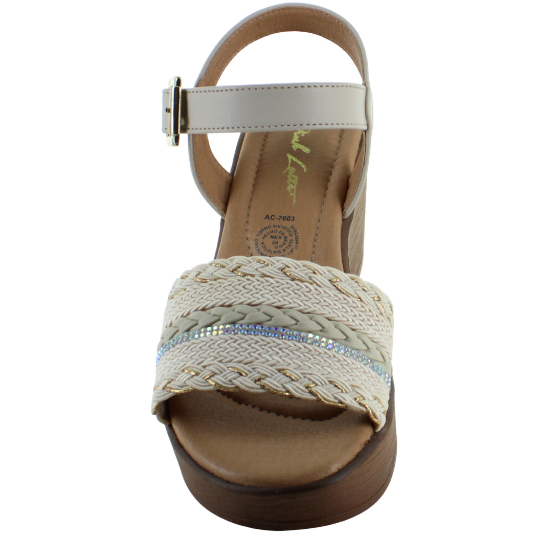 PINK LATTE SANDALIA PLATAFORMA ELEGANTE HEBILLA MUJER 92444