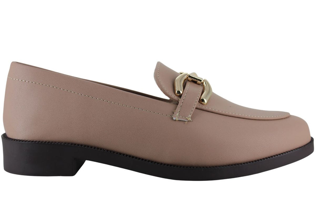 PINK LATTE ZAPATO MOCASIN VESTIR CASUAL HERRAJE MUJER 95637