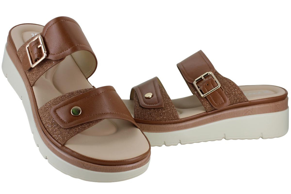 PINK LATTE SANDALIA SLIP ON PLATAFORMA ELEGANTE MUJER 96559