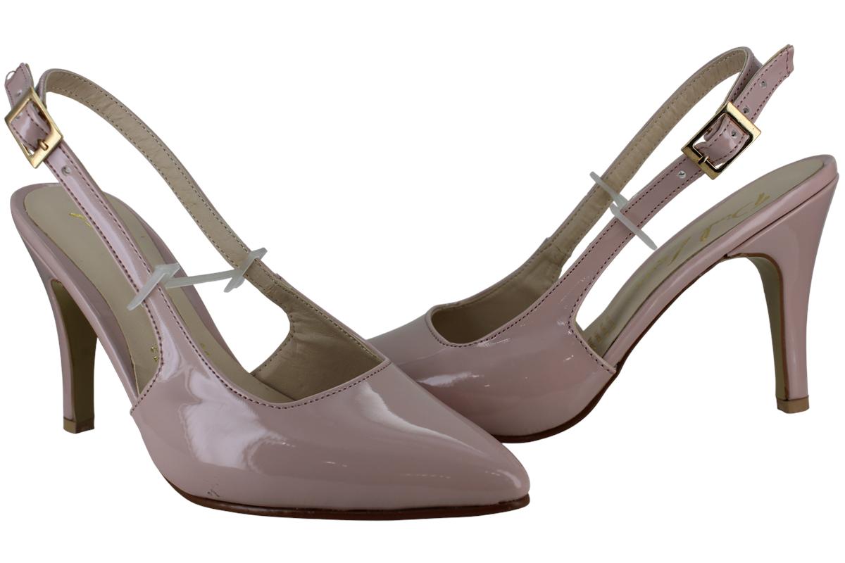 PINK LATTE ZAPATILLA TACON MODA ELEGANTE CHAROL MUJER 97267