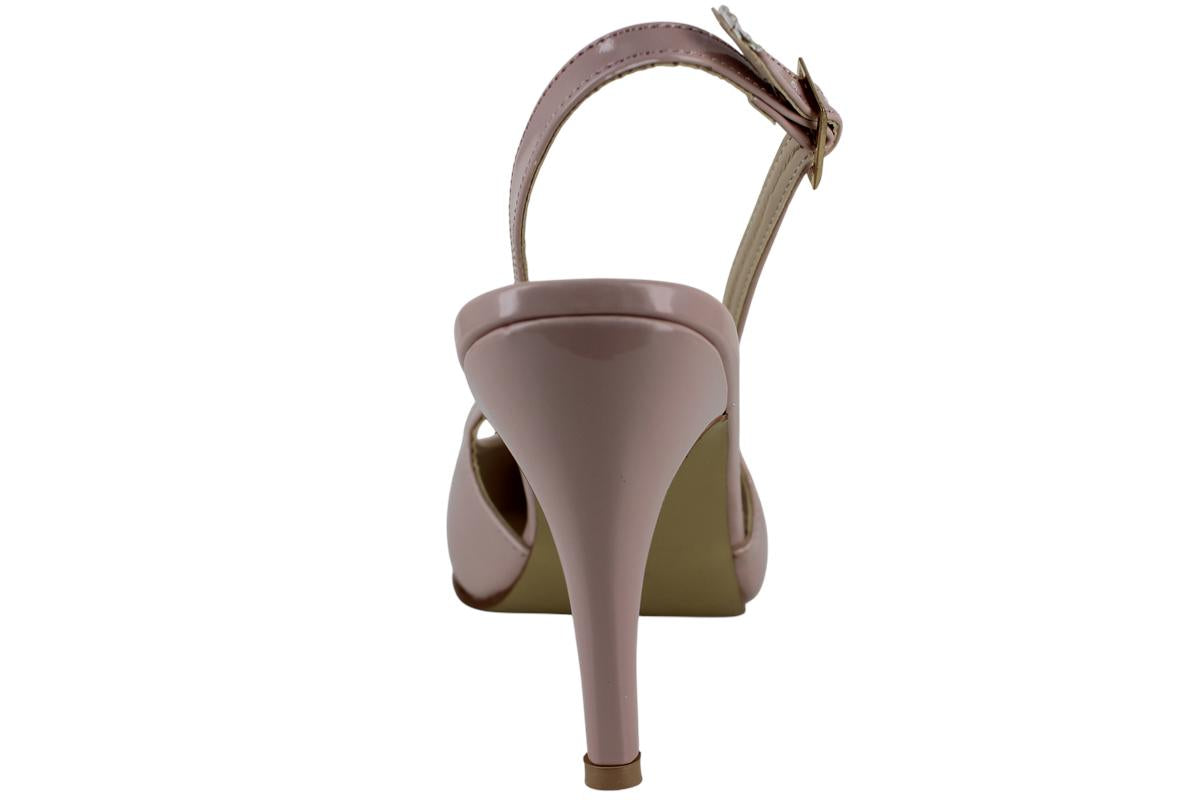 PINK LATTE ZAPATILLA TACON MODA ELEGANTE CHAROL MUJER 97267