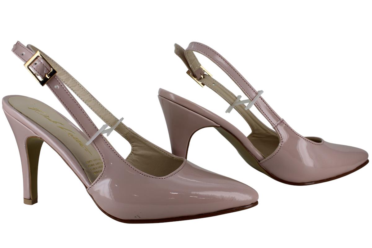 PINK LATTE ZAPATILLA TACON MODA ELEGANTE CHAROL MUJER 97267