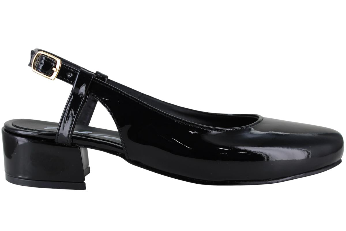 PINK LATTE ZAPATILLA TACON MODA ELEGANTE CHAROL MUJER 97268
