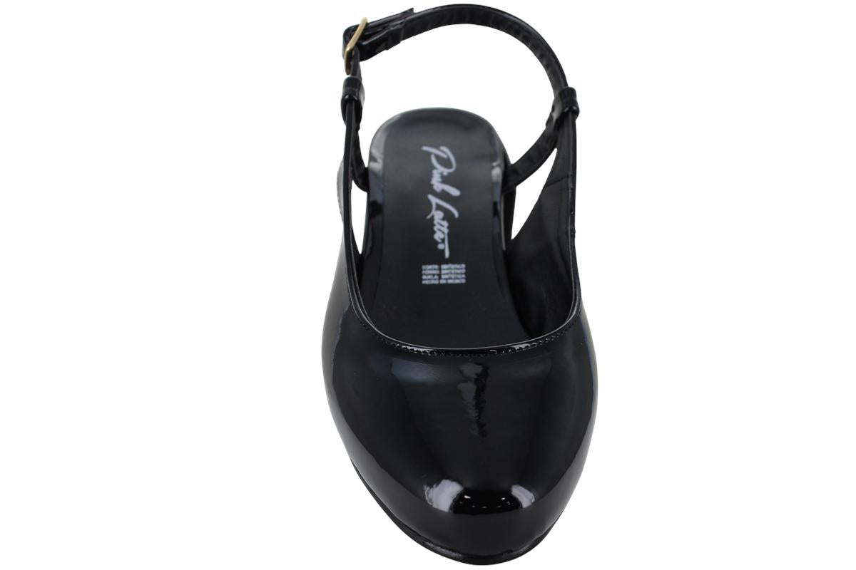 PINK LATTE ZAPATILLA TACON MODA ELEGANTE CHAROL MUJER 97268