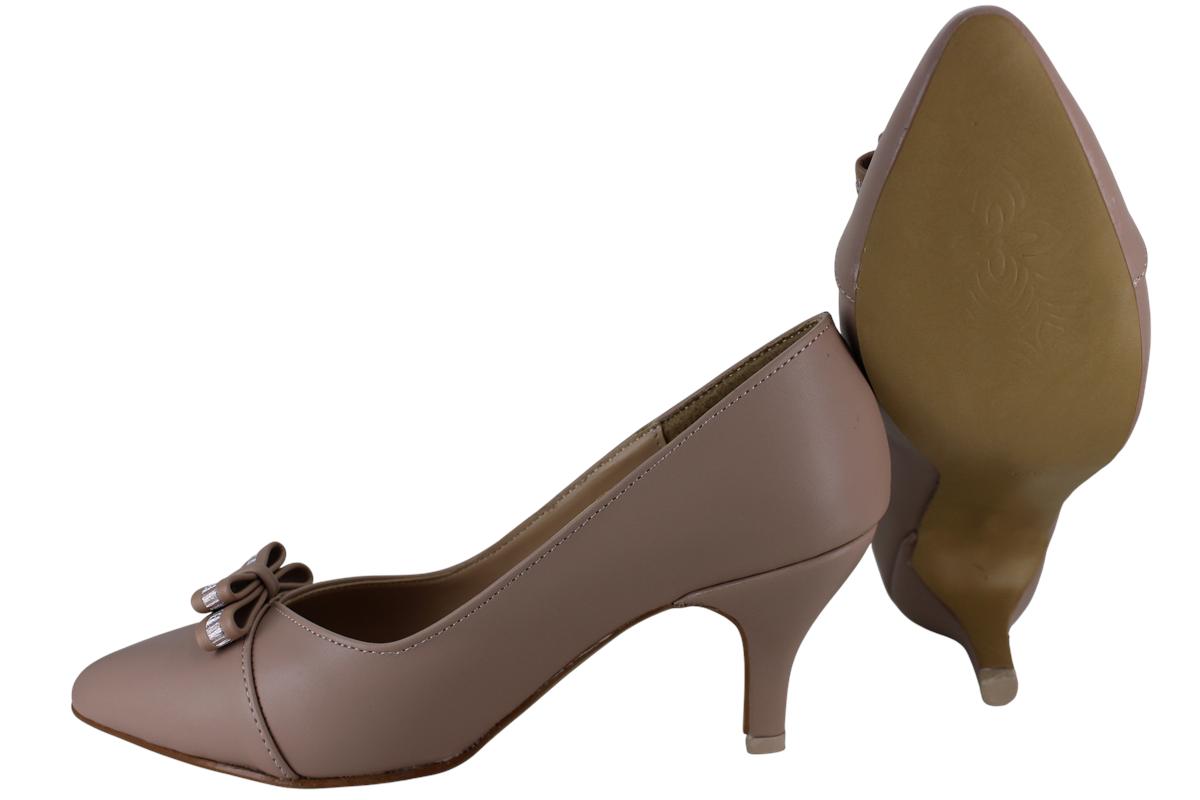 PINK LATTE ZAPATILLA TACON FIESTA ELEGANTE MOÑO MUJER 97388