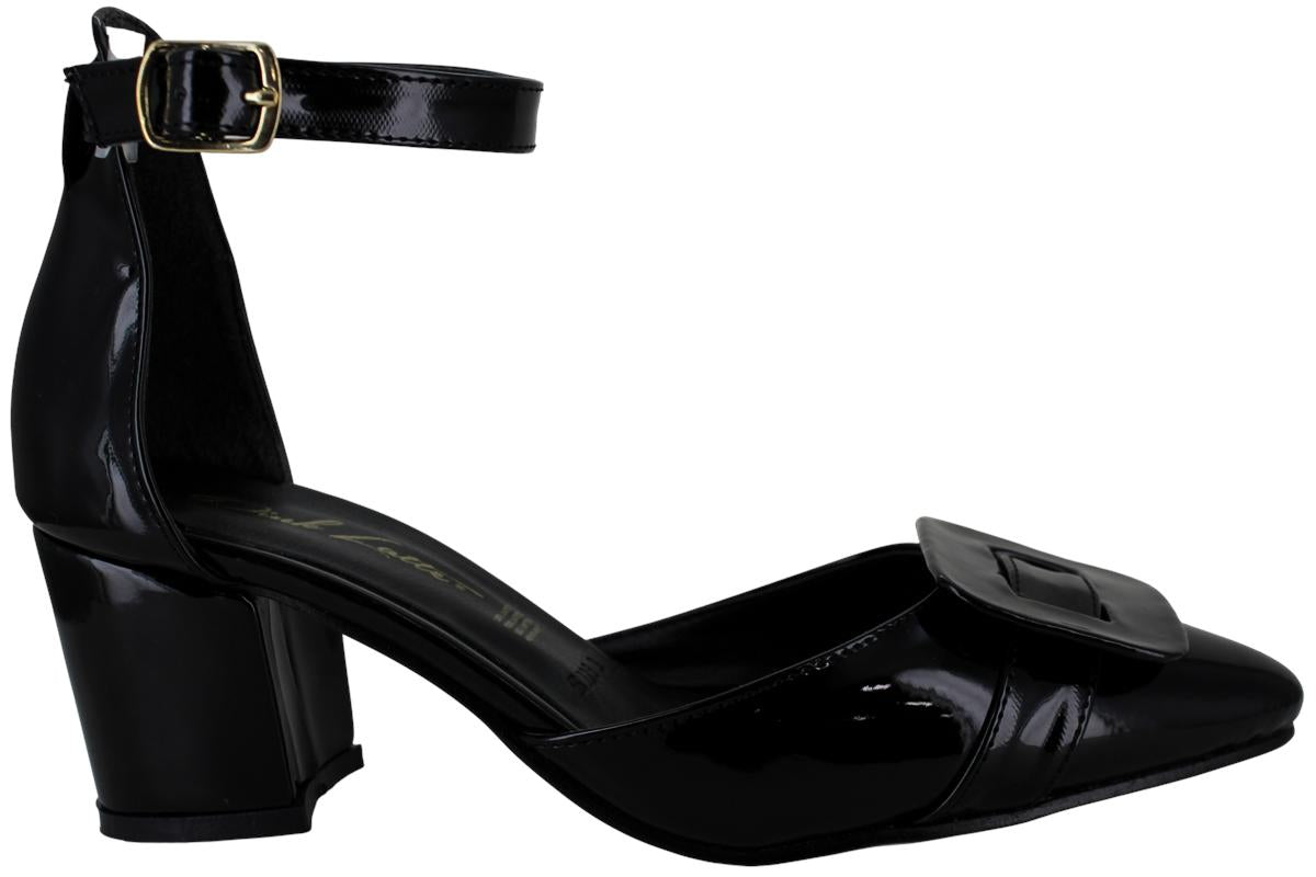 PINK LATTE ZAPATILLA TACON MODA ELEGANTE CHAROL MUJER 97391
