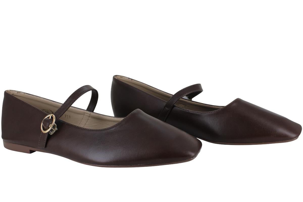 PINK LATTE ZAPATO BALERINA FLAT ELEGANTE HEBILLA MUJER 97460
